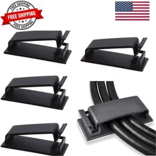 50Pcs Self Adhesive Cable Management Clips, Cable Organizers Wire Clips Cord ... picture