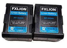 2X FXLION LI-ION BATTERY BP-M200 198WH picture