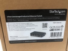 StarTech IES5102 5 Port Unmanaged Industrial Ethernet Switch DIN Rail Mountable picture