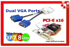DUAL VGAPorts Adapter (Female)✔️HP Dell. DMS-59 to two VGA Outputs✔️All brands✔️ picture