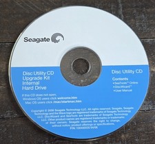 Vintage Seagate Disc Utility Toolkit CDrom Windows & Mac Sea Tools Disc Wizard  picture