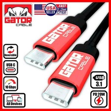 USB-C to USB-C 3.1 Charger Data Cable Rapid Fast Charge Type C PD 60W 5A Power picture