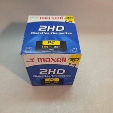 NOS Maxell 2HD MF2HD 1.44 mb 3.5