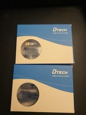 DTECH DT-5011 USB To Serial Cable, RS232 Serial Interface, USB-A, NEW Lot Of 2 picture