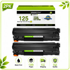 2 Pack CRG-125 For Canon 125 Toner Cartridge ImageCLASS  LBP6020 LBP6020B picture