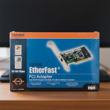 Linksys LNE100TX 10/100 Fast Ethernet LAN PCI Card Factory Sealed New picture