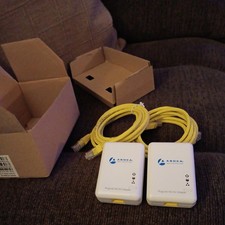 Asoka PlugLink HD HomePlug AV Powerline Adapter Kit 2x 200Mbps RJ-45 picture