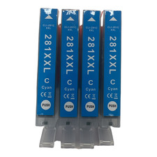 4pk CLI-281XXL Cyan Ink Cartridge for Canon Pixma TS8120 TR8520 TS9520 TS9521 picture