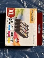 Canon CLI-281 XL Genuine BKCMY Four Color Value Pack, picture