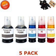 5 PK GI-21 refill Ink bottle Set For Canon Pixma Megatank G1220 G2260 G3260 picture