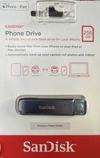 SanDisk 256GB Phone Drive USB-C Lightning Flash Drive for iPhone iPad NEW picture