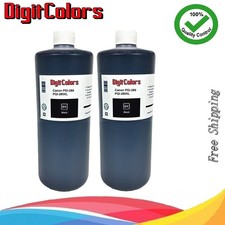 2x1000ml Black Ink bottles refill Ink  For Canon PGI-280 PGI-280XL ink cartridge picture