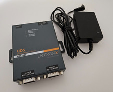 LANTRONIX UDS2100 2-PORT UNIVERSAL DEVICE SERVER SDS2101 WITH POWER SUPPLY picture