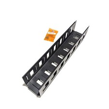 Hubbell HDC Adjustable Cable Management Trough, Black HDCFRT picture