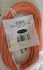 Belkin Duplex Fiber Optic Cable 2F 62.5/125 ST/ST 50' *NEW* A2F20200-50 picture