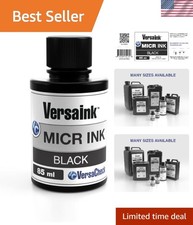 High-Performance 85ml MICR Black Ink - Compatible with Leading Inkjet Printers picture