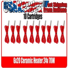 10x Ceramic Cartridge Heater 24V 40W Reprap, 3D Printer Hotend Heating Tube picture
