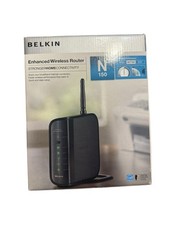 Belkin N150 Enhanced Wireless Router WiFi Broadband Network Router Open Box picture