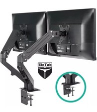 EleTab M07-2 Dual Arm Monitor Stand - Height Adjustable Monitor Desk Mount LM02 picture