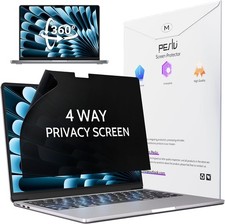 Screen Protector for MacBook Air 15 Inch, Anti Glare Privacy Blue Light Filter picture