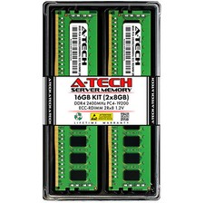 A-Tech 16GB 2x 8GB 2Rx8 PC4-19200R RDIMM DDR4 2400 MHz ECC REG Server Memory RAM picture