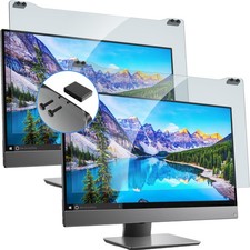 ZYY 2 Pack Diagonal 27 Inch Computer Screen Blue Light Blocker for (W 24 1/8 ... picture