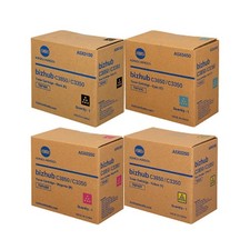 Genuine Konica Minolta TNP48K, TNP48C, TNP48M, TNP48Y, Toner Set, We Ship Fast picture