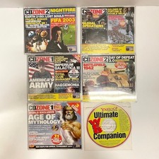 5 Vintage PC Zone CD Zone Demos Disks and Yahoo Ultimate Web Companion Untested picture