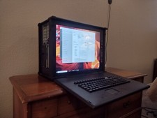 Stealth PC Rugged Portable, built in keyboard, touchpad, 20