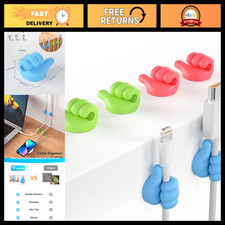 12 Pack Cable Clips, Thumbs Up Cord Organizer for Wire Management & Neatness picture