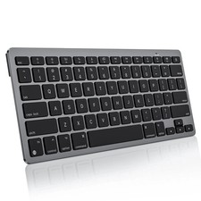 Ultra-Slim Bluetooth Wireless Keyboard for Mac, iMac, MacBook Pro/Air, Black picture