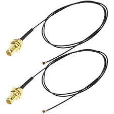 2Pcs IPEX 4 to RP-SMA Cable Antenna Replacement Compatible picture