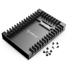 ORICO 2.5 SSD SATA to 3.5 Hard Drive Adapter Internal Bay Black picture