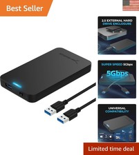 Lightweight Tool-Free USB 3.0 2.5-Inch HDD Enclosure with Up to 5 Gbps Speed picture