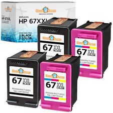  HP 67XL 67XXL Ink Cartridge Deskjet 2732 4155 4158 4140 2755 1255 2752 Combo picture