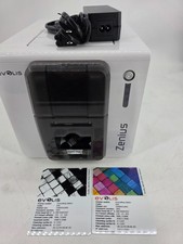 Evolis Zenius Color ID Card Printer Mag Encoder 3592 Clicks w/ Power Supply 2F picture