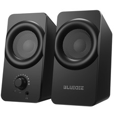 Computer Speakers Dual Driver RGB Lights Plug Play Wired USB Speaker for Laptop picture