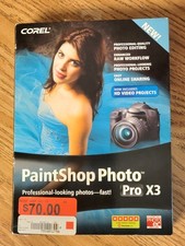 New Factory Sealed Corel PaintShop Photo Pro X3 - PC - Photo Editing Program picture