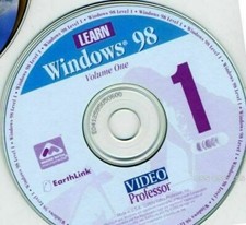 Learn Microsoft Windows 98 Volume Level One Video Professor CD Computer Software picture
