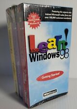 Learn Microsoft Windows 98 Sealed  / 1998 VHS - Getting Started VHS 2000 picture
