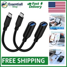 Versatile USB C Male to USB A Female OTG Adapter - 21cm, 5Gbps Transfer Speed picture
