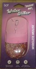 Pink -Water Glitter Sparkles Kawaii Glitter Explosion Camp Wireless Laptop Mouse picture