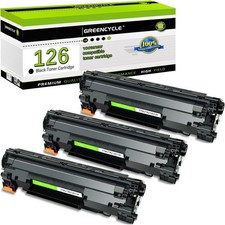 3PK CRG126 Toner Cartridge Fit for Canon 126 ImageClass LBP6200 LBP6200d Printer picture