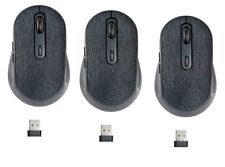Lot of 3 Onn Wireless Optical Mouse with Adjustable DPI - Fabric (100009058)™ picture