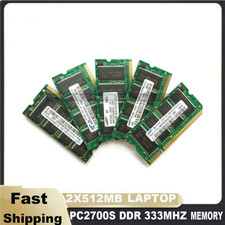 2pcs 512MB 2X512MB PC2700S DDR 333MHZ LAPTOP MEMORY Fit for pc2100 266mhz picture