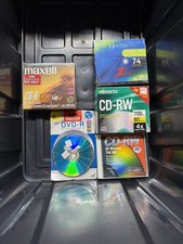 Mixed Recordable Media Lot CD-R, CD-RW, DVD+R, Slimline Printable NEW picture