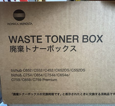 Konica Minolta Genuine A0XPWY6 Waste Toner Box Bizhub C452 C552 C652 C654 NEW picture