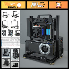 DIY Open Air Test Bench Frame Case for PC, ITX ATX MATX EATX Aluminum Chassis picture