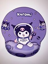 Cute Space Kuromi Mouse Pad with Silicone Wrist Rest 8.5