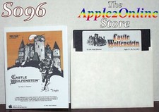 ✅ 🍎 Castle Wolfenstein New 5.25 Disk + Printed Manual for Apple IIe IIc IIGS💕 picture